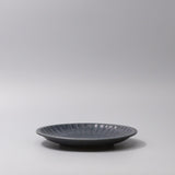 Boating Accessories: Plate 21.4cm Sunburst Navy Glaze