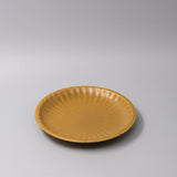 Ottomans & Footstools: Plate 21.5cm Sunburst Turmeric Glaze