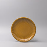Ottomans & Footstools: Plate 21.5cm Sunburst Turmeric Glaze