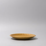 Ottomans & Footstools: Plate 21.5cm Sunburst Turmeric Glaze