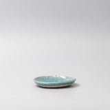 Condiments & Sauces: Sauce Dish 11.5cm Crackle Turquoise Glaze