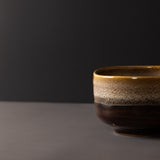 Teas & Accessories: Matcha Tea Bowl 11cm Brown with Milky White