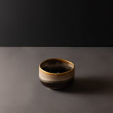 Teas & Accessories: Matcha Tea Bowl 11cm Brown with Milky White