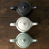 Teas & Accessories: Teapot 400ml Matte Black Glaze