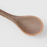 Spoon Small Bisque Indigo Shibori