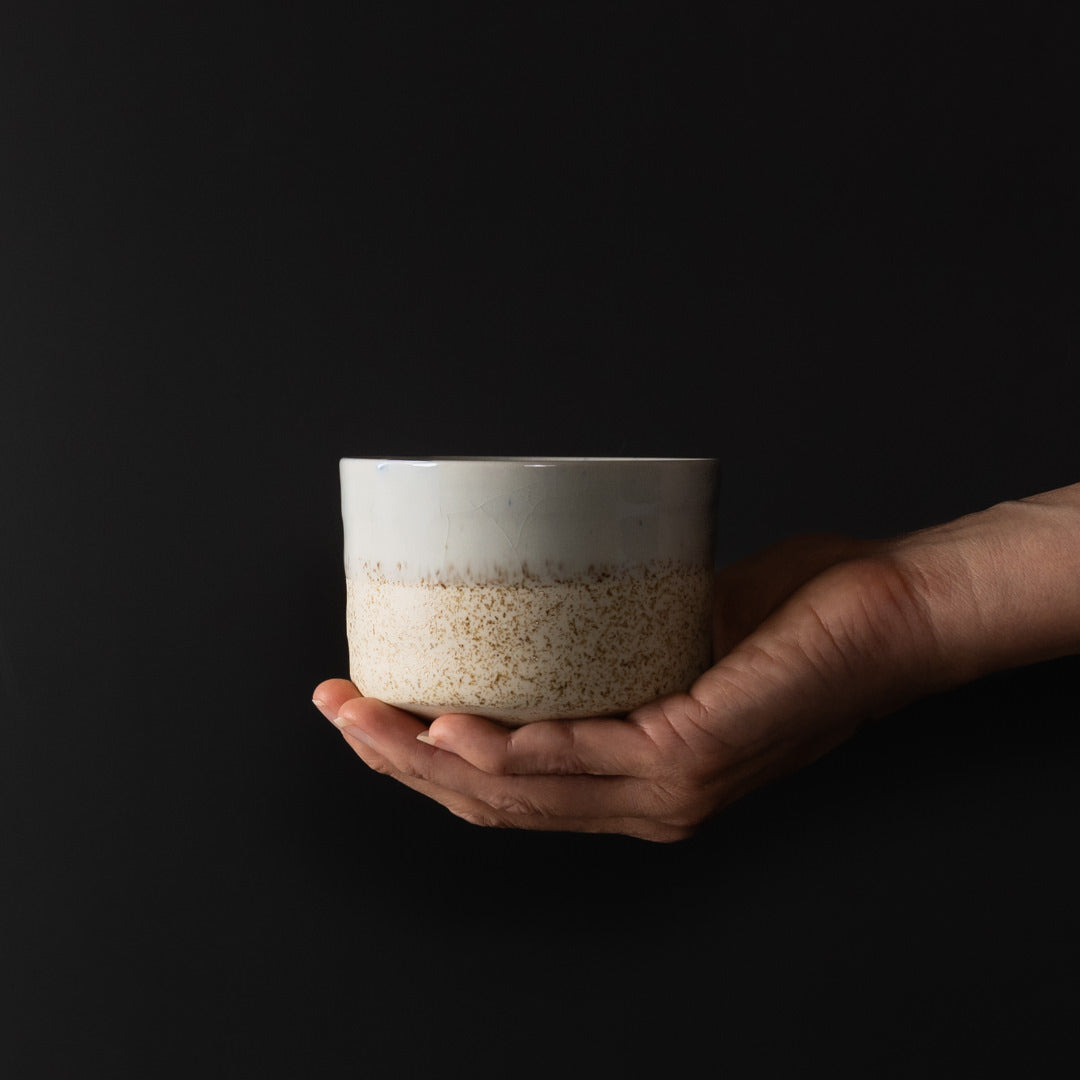 Novelty Gifts: Matcha Tea Bowl 10cm Aozora Fleck