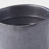 Disposable Cups: Lopsided Mug 200ml Black and Bisque Glaze