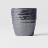 Drinkware: Sushi Mug 325ml Metallic Black Drip Glaze