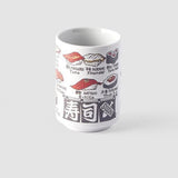 Drinkware: Sushi Mug 250ml Sushi Piece Design