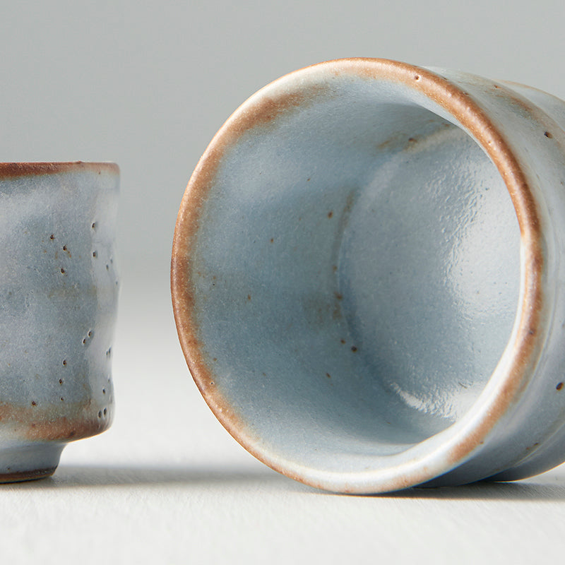 Sake Cup 50ml White Cloud Glaze
