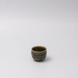 Disposable Cups: Sake Cup 40ml 'Ochoko' Rounded Oribe Green