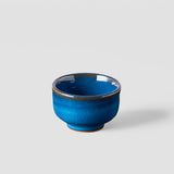Teas & Accessories: Sake Cup 35ml Gura Kiln Blue Glaze