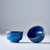 Teas & Accessories: Sake Cup 35ml Gura Kiln Blue Glaze