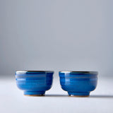 Teas & Accessories: Sake Cup 35ml Gura Kiln Blue Glaze