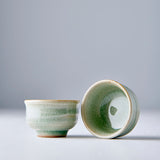 Wine & Champagne Hampers: Sake Cup 35ml Celadon Glaze