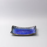 Boating Accessories: Sushi Plate Swept Side 26cm Cobalt Dark Edge