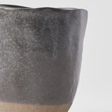 Disposable Cups: Lopsided Mug 275ml Black & Bisque Glaze