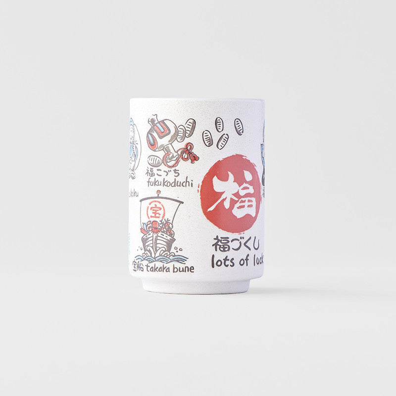Drinkware: Sushi Mug 250ml Lucky Symbols Design