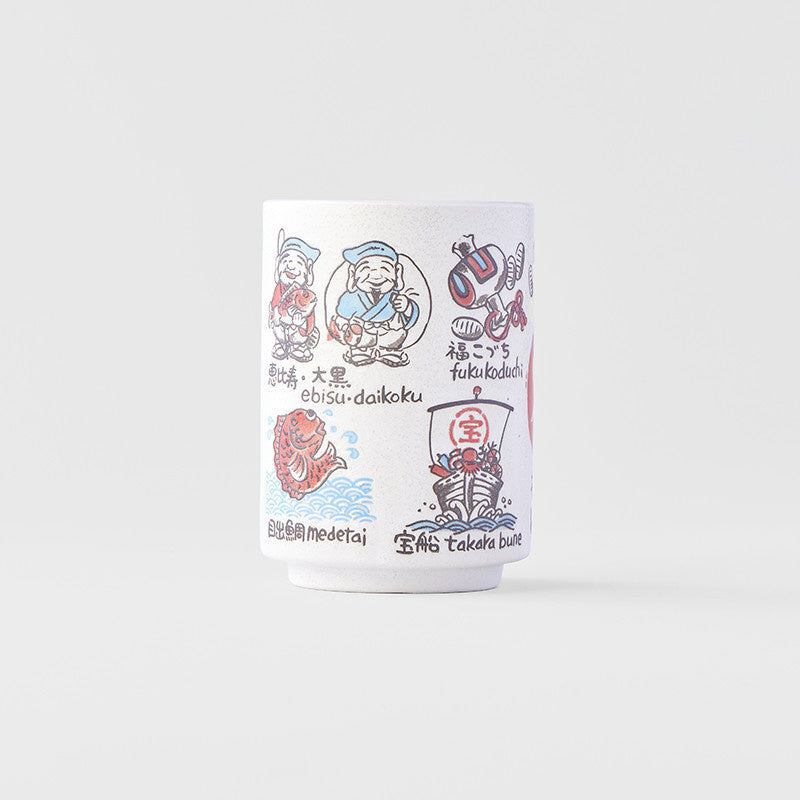 Drinkware: Sushi Mug 250ml Lucky Symbols Design