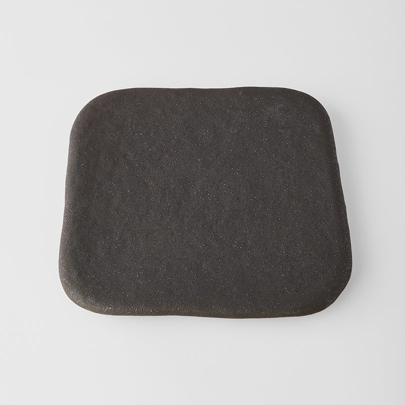 Plate Square 25cm Stone Slab Design