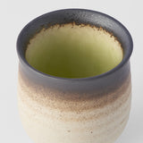 Disposable Cups: Mug 200ml Lime Green Crackle Glaze