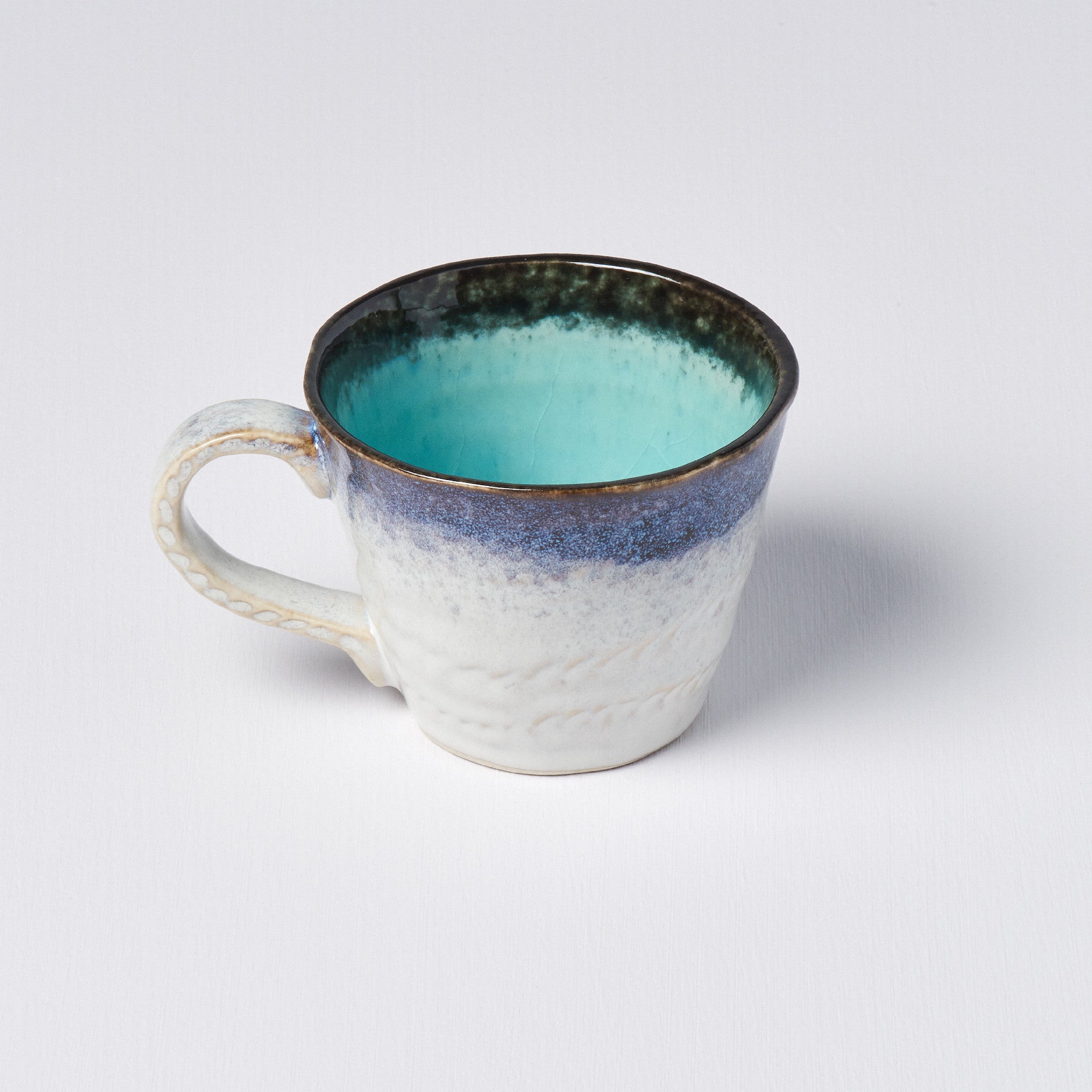 Teas & Accessories: Mug with Handle 200ml Sky Blue Glaze