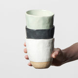 Teas & Accessories: Lopsided Mug 275ml Tomei Blue Glaze