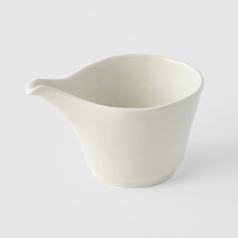 Sake Pourer 9cm Ivory White Glaze