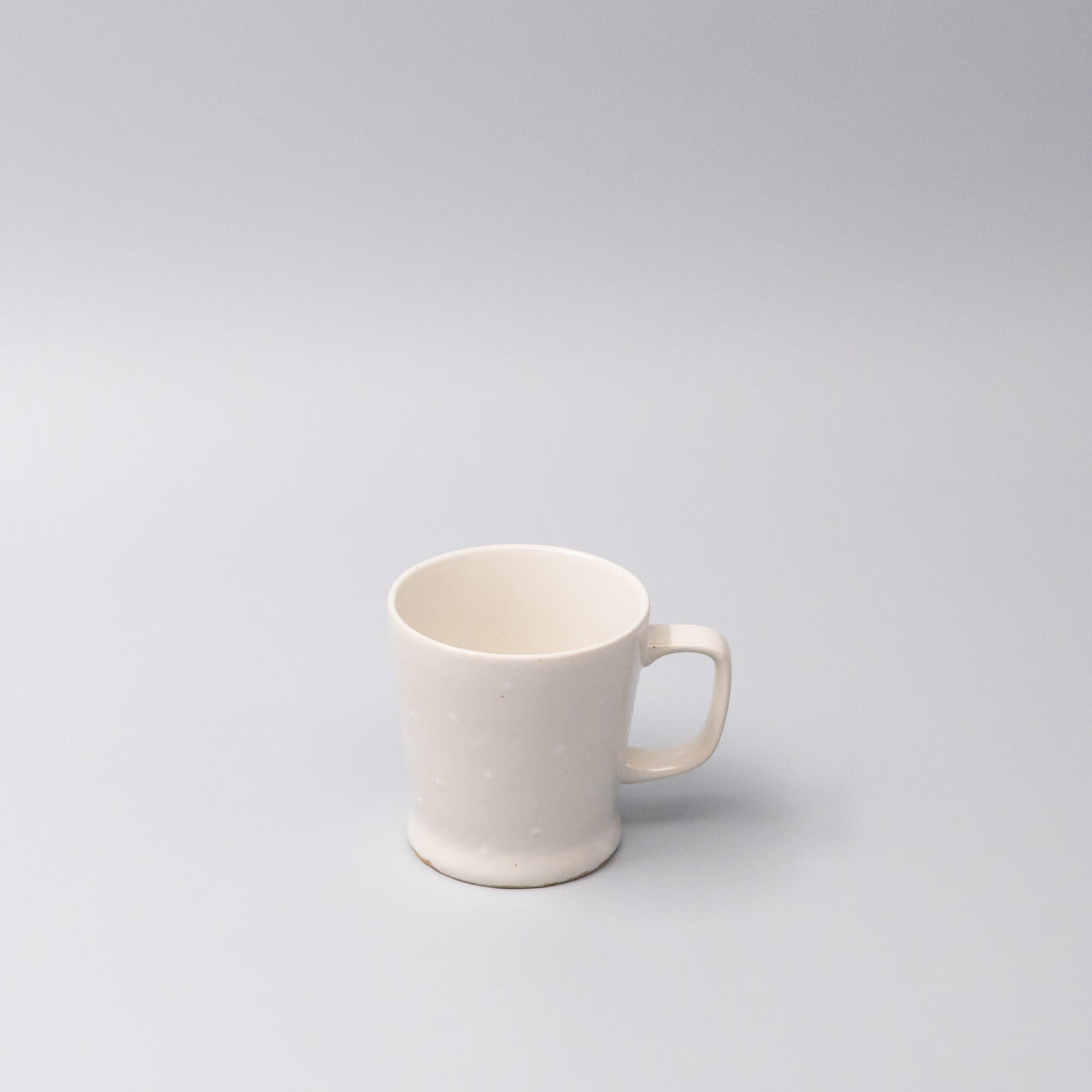Novelty Gifts: Mug 8.5cm White Dot Glaze