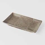 Sushi Plate 21cm Light Brown Glaze