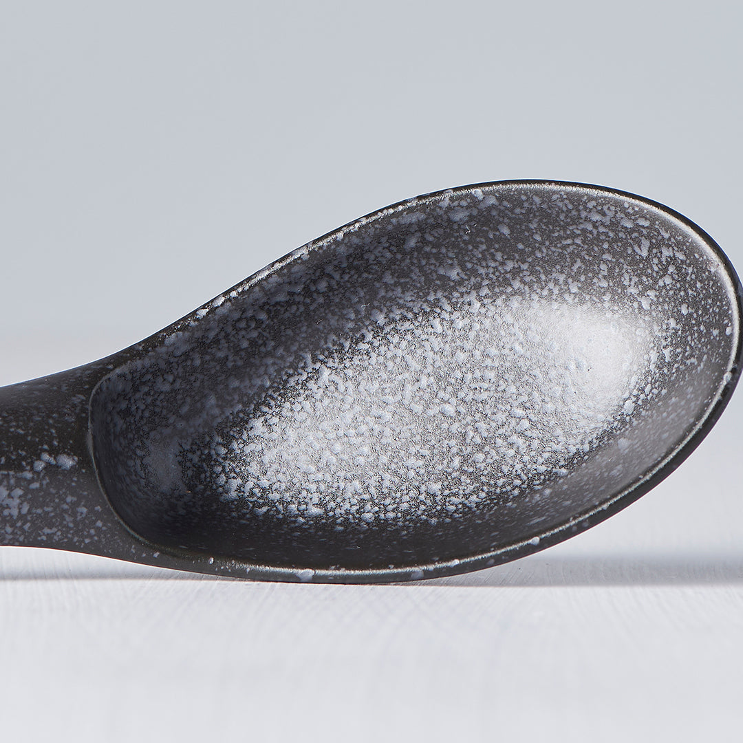 Spoon Small 15cm Kanso Matt Black Glaze