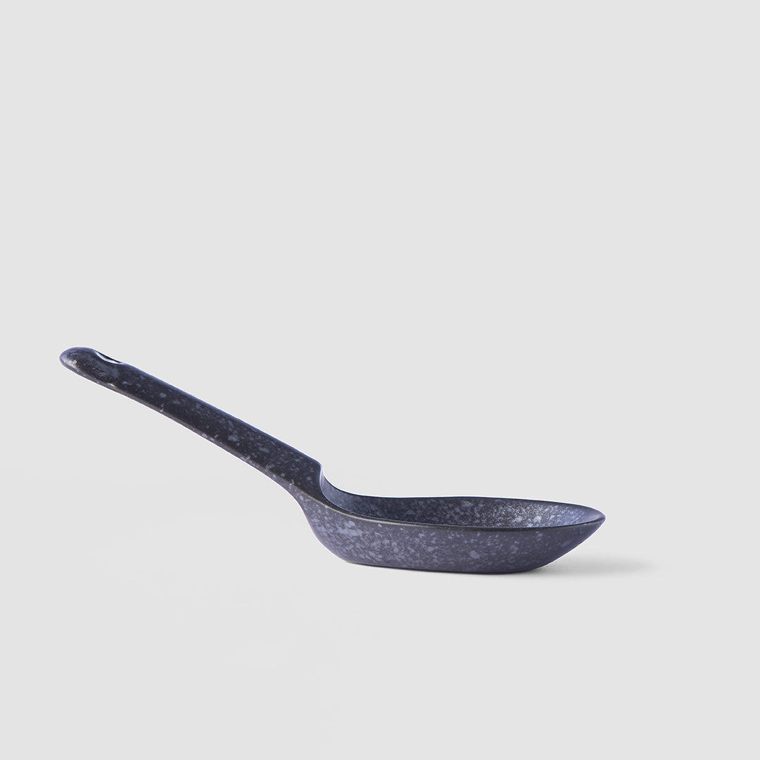 Spoon Small 15cm Kanso Matt Black Glaze