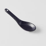 Spoon Small 15cm Kanso Matt Black Glaze