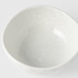 Sauce Dish Organic Shape 9cm Kanso Soft White Glaze