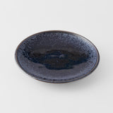Shower Accessories: Tapas Plate 17cm Black Pearl Glaze
