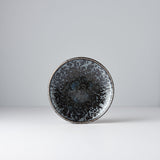 Shower Accessories: Tapas Plate 17cm Black Pearl Glaze