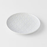 Novelty Gifts: Tapas Plate 17cm White Star Glaze