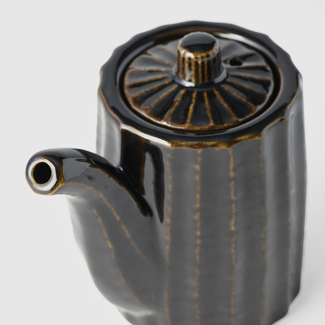 Soy Pot 125ml Tenmokku Glaze