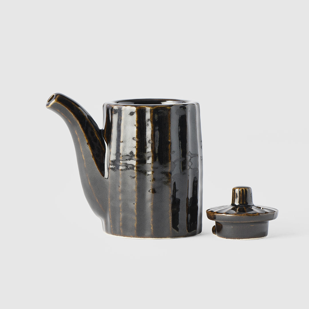 Soy Pot 125ml Tenmokku Glaze