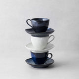 Teas & Accessories: Cup 8.5cm 160ml Kanso Indigo Blue Glaze
