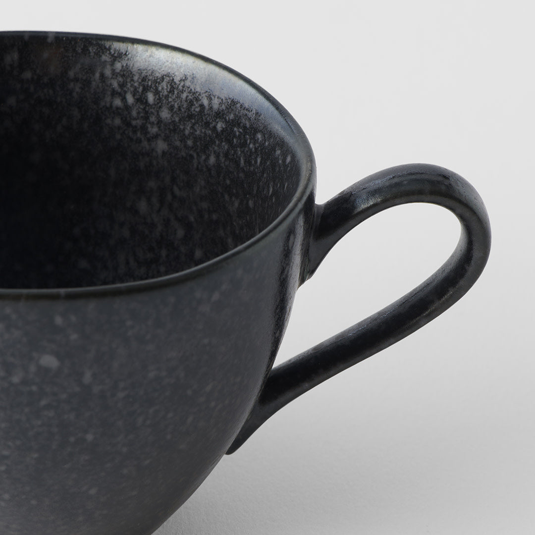 Cup 8.5cm 160ml Kanso Matte Black Glaze