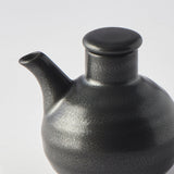 Soy Pot Minoyaki Porcelain 110ml Matte Black Glaze
