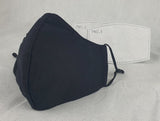 Protective Equipment: NEW Cotton Cloth Face Mask w 2 Filters Reusable Washable Adjustable 3Ply Black