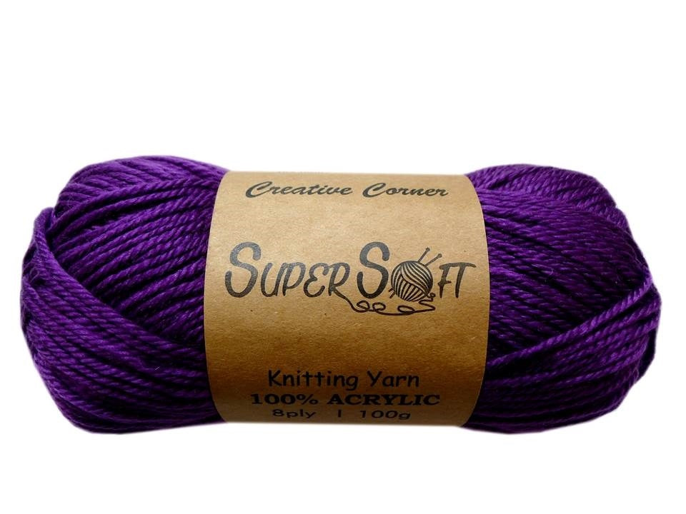 Men's Knitwear & Sweaters: bulk 12 Super Soft Knitting Yarn