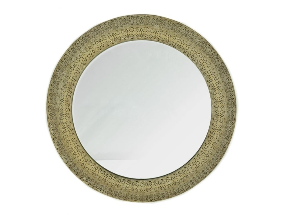 Mirrors: Moroccan Style Round Wall Mirror 60cm