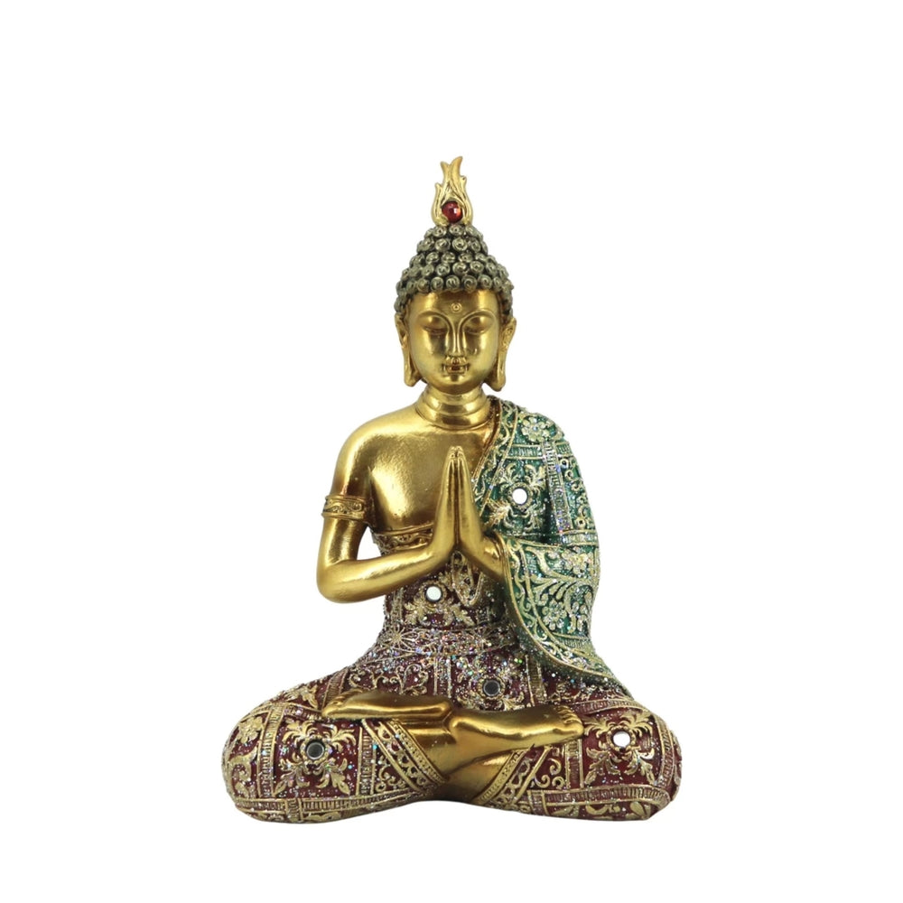 Wellness Accessories: Oriental Buddha Statue 21cm