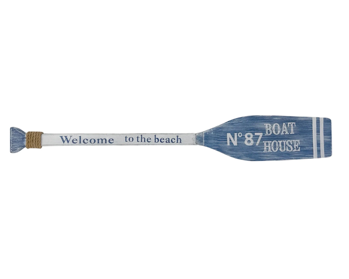 Wooden Nautical Oar Lrg 101x14.5x3.3cm