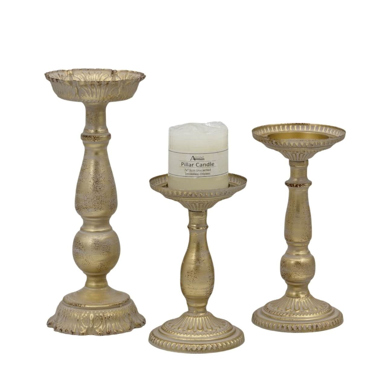 Pedestal Decorative Candle Holder 23cm