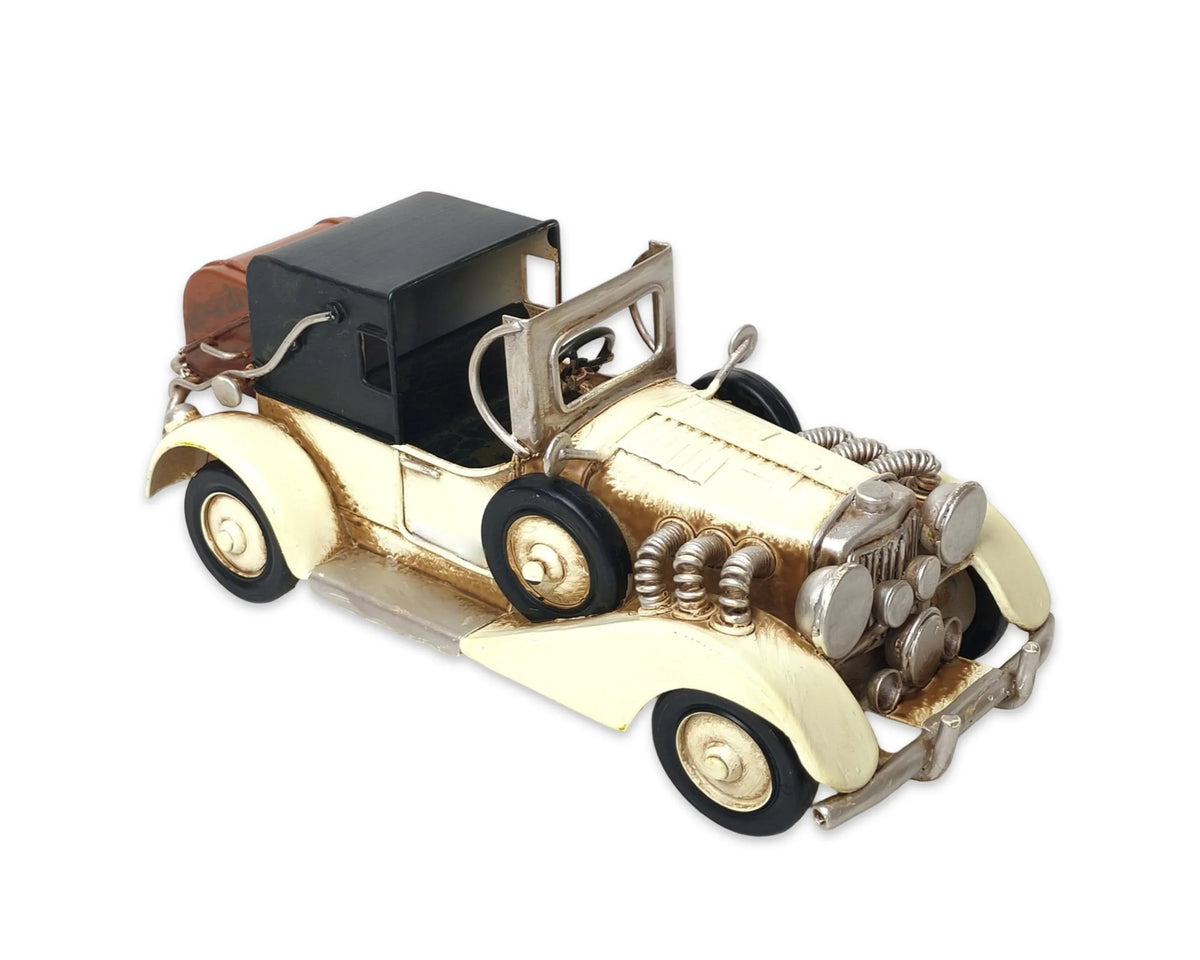 Bulk 4 Metal Vintage Convertible Car 20.5x8.5x8cm