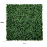 Caravan Accessories: Boxwood Hedge Screen Green Wall Panel UV Resistant 100cm x 100cm
